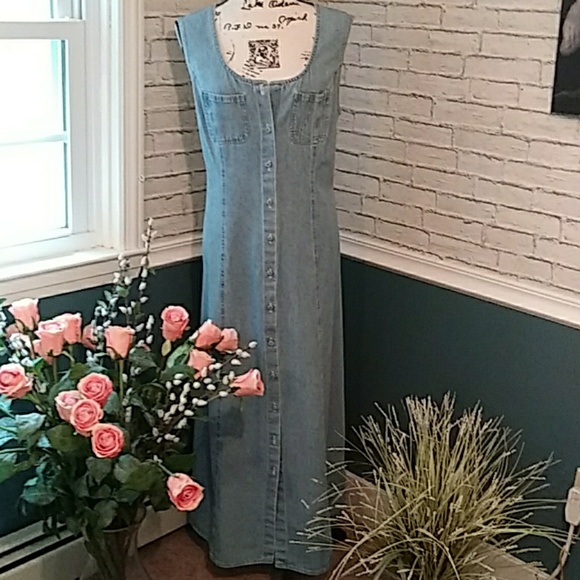 Laundry By Shelli Segal Dresses & Skirts - Vintage Denim Maxidress